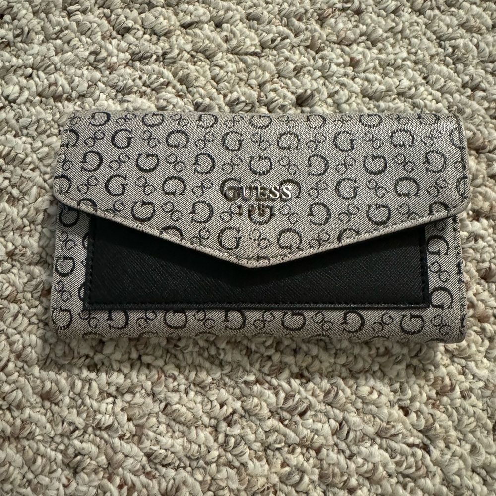 Guess black and grey wallet